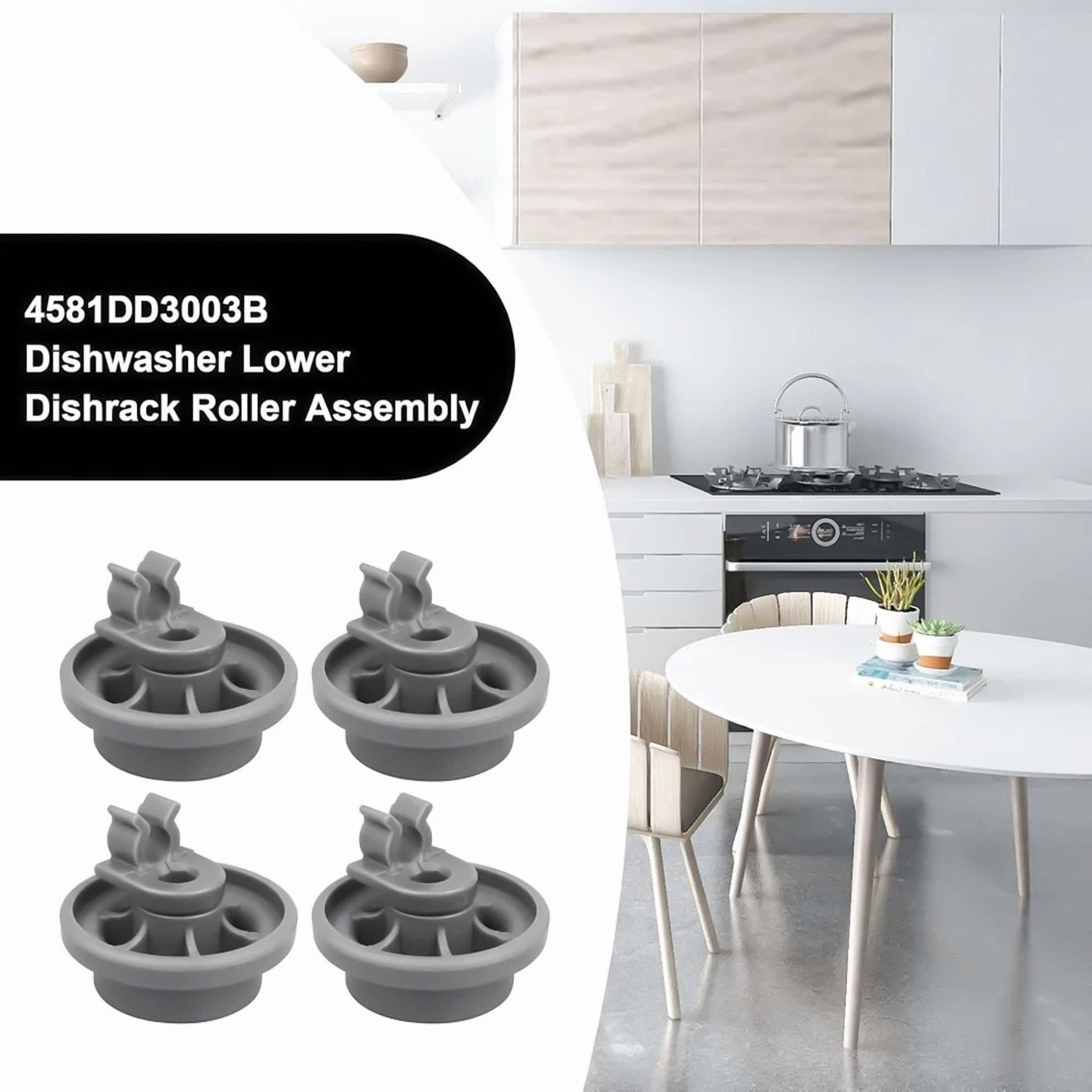 FLINT - 4581Dd3003B Dishwasher Lower Rack Wheel For Lg Ah3523051 Ap4437752 (4 Pack)