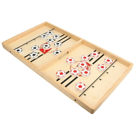 Fantastiko Jeu De Hockey En Bois Avec Piles 74X37X8 Cm Doré