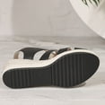 thumbnail image 6 of HomeDM Womens Wedge Sandals Comfort Platform Open Toe Ankle Strap Summer Casual Beach Sandals, Black Size 6.5, 6 of 9