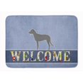 thumbnail image 1 of Carolines Treasures BB5507RUG Irish Wolfhound Welcome Machine Washable Memory Foam Mat, 1 of 4