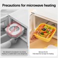 thumbnail image 7 of FastXmas Bento Box Adult, 34oz All-in-One Plastic Lunch Box Food Containers with Utensils, BPA-Free Leak-Proof 2-Compartment Meal Prep Container Microwave and Dishwasher Safe for School Office Travel, 7 of 7