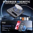thumbnail image 5 of Allytechgroup Magnetic Case for Google Pixel 10A, Compatible with Magsafe Military Grade Protection Invisible Stand Heat Disspation Rugged Phone Case for Google Pixel 10A, Black, 5 of 7
