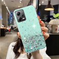 thumbnail image 5 of Compatible with Xiaomi Poco X5 Case Cute Glitter Clear Sparkly Cases Shockproof Redmi Note 12 5G / Poco X5 Phone Case for Women Girls Silicone Slim Bling Protective Cover (Green), 5 of 14