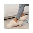 thumbnail image 6 of Cozy Women's Winter Slippers with Plush Fleece Lining, Fluffy Moccasin, and Non-Slip Platform for Home Comfort, 6 of 8