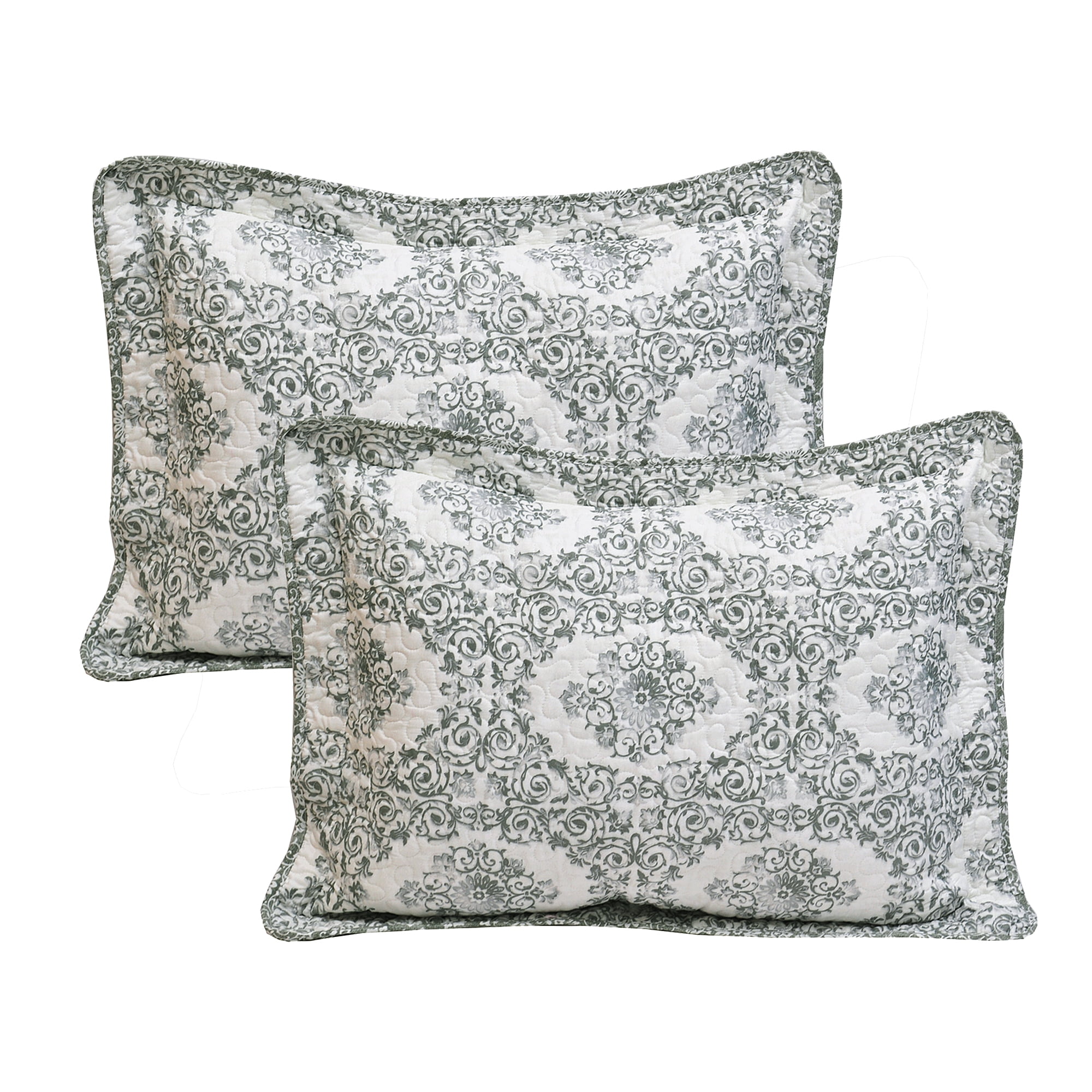 Home Soft Things 5 Piece Printed Microfiber Quilts Bedspread Set - Legacy - King (102" x 90")