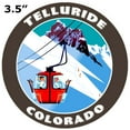 thumbnail image 2 of Telluride, Colorado Ski Lift Decorative Car Truck Decal Window Sticker Vinyl Die-Cut Wildlife Travel Adventure Vacation Tourist Souvenir, 2 of 2