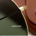 thumbnail image 5 of RB-Hip Hop-sunglasses FREE SHIPPING Aviator RB3025 Black Lenses Gold Frame, 5 of 5