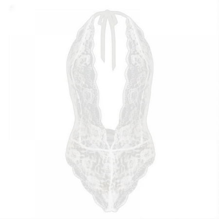 

GOODLY Babydoll Sexy Teddy Lingerie Women Lace Transparent Erotic Underwear Backless Temptation Intimate Sexy Costumes