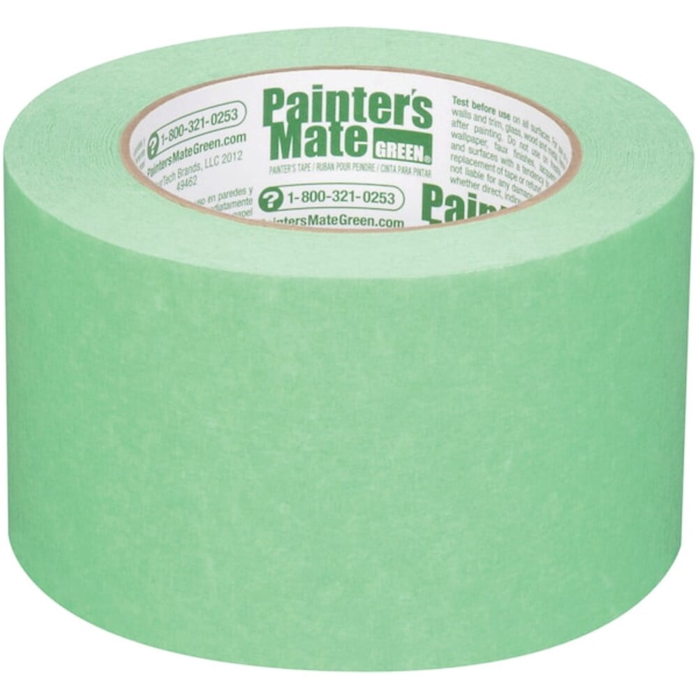 Painter s Mate Green Brand CP 150 8 Day Painter s Tape Multi Surface 72mm x 55m Green 1 Roll 103364