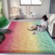 thumbnail image 2 of Alfombra Infantil Antideslizante de Peluche Colorida DweIke 127x244 cm, 2 of 8