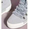 thumbnail image 4 of Cecelia New York Seymore Mid Blue Grey Weather Sneaker Fur Lace Up Fashion Boots (Mid Blue Grey, 6), 4 of 5
