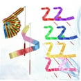 thumbnail image 3 of FELTECHELECTR 10Pcs Gym Ribbon Streamers for Chinese Dance Rhythmic Gymnastics and Marching Band, 3 of 8