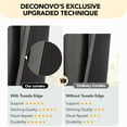 thumbnail image 5 of Deconovo Thermal Room Darkening Grommet Window Curtains for Bedroom Privacy, 52"x84", Light Gray, 2 Panels, 5 of 9