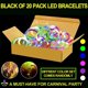 thumbnail image 3 of Brazaletes Glow Sticks TURNMEON, paquete de 20 regalos para fiestas infantiles, 3 of 6