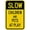 Color 3667, variant on Children And Pets At Play Sign, Slow Down Sign, Large 12x18 Aluminum Plate, Weather/fade Resistant, Easy Mounting, Indoor/outdoor Use