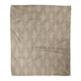 thumbnail image 1 of NUDECOR Flannel Throw Blanket Beige Harlequin Geometric Pattern Brown Abstract Argyle Beautiful Contour Soft for Bed Sofa and Couch 50x60 Inches, 1 of 1