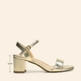 thumbnail image 2 of DREAM PAIRS Women's Low Heels Block Open Toe Ankle Strap Classic Short Chunky Sandals with Buckle for Daily Work Wedding Party, 2 of 8