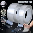 thumbnail image 2 of Transparent Washable Reusable Double-Sided Nano Adhesive Tape for Furniture - 5M, 2 of 7