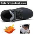 thumbnail image 5 of Mens Snow Boots Waterproof Womens Outdoor Hiking Shoes Ankle Sneakers Lace Up Anti-Slip, 5 of 7