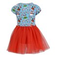 thumbnail image 3 of Girls Snowman Print Christmas Tutu Dress (2t), 3 of 4