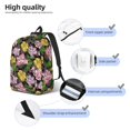thumbnail image 4 of Yiaed Colorful Roses Print Backpack, Premium Laptop Backpack, Travel Backpack for Women, Lightweight Backpacks, Comfortable Back Pack-Small, 4 of 5
