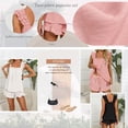 thumbnail image 6 of SUNBS Pajamas Set for Women Lounge Sets Ruffle Pj Soft Tank Top and Shorts Sleepwear Set Bridal 2 Piece Outfit, 6 of 10