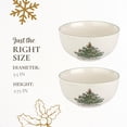 thumbnail image 7 of Spode Christmas Tree 5.5" Fruit Salad Bowl (Set of 4) - Versatile Earthenware Bowl for Cereal, Dessert, Holiday Treats - Classic Christmas Tableware - Dishwasher, Microwave, Freezer, Oven Safe, 7 of 7