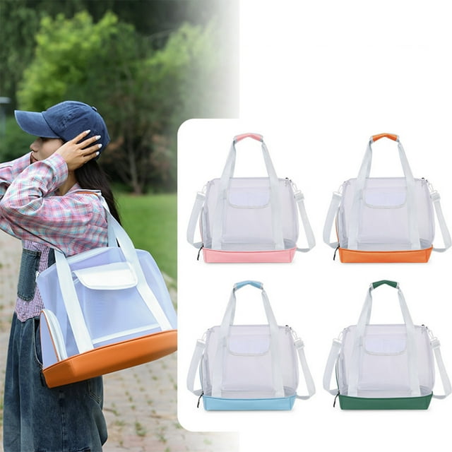 Fiudx Bolsa Plegable para Mascotas, Diseño Portátil para Exteriores, Tela Transpirable, Ideal para Viajes, Elegante y Cómoda, Ideal para Paseos o Visitas Al Veterinario, Tamaño 33 X 33 X 23 Cm, 1 Uni