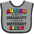 thumbnail image 3 of Inktastic Autism is not a Disability it's a Different Ability Boys or Girls Baby Bib, 3 of 4