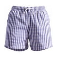 thumbnail image 5 of Hurxie Men's Pajama Shorts, Soft Woven Pajama Shorts for Men Plaid Pj Bottoms Multicolor,S, 5 of 5