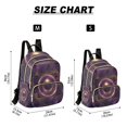 thumbnail image 3 of JIALIOU Mini Backpack Purse for Women Quilted Casual Daypack Small Travel Shoulder Bag, Abstract Violet Geometric, 3 of 7