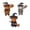 1+2+3, variant on 3Pc Farmhouse Halloween Ornament,Halloween Highland Cow Figurine Tabletop Decor,Black Cat Witch'S Hat Broom Pumpkin,Highland Cow Table Block,Highland Cattle Highland Cow Gnomes Resin Figurine Statue