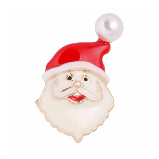 Broches Navideños TQEHS con Cristales de Estrás Regalo de Joyería Navideña K8S7
