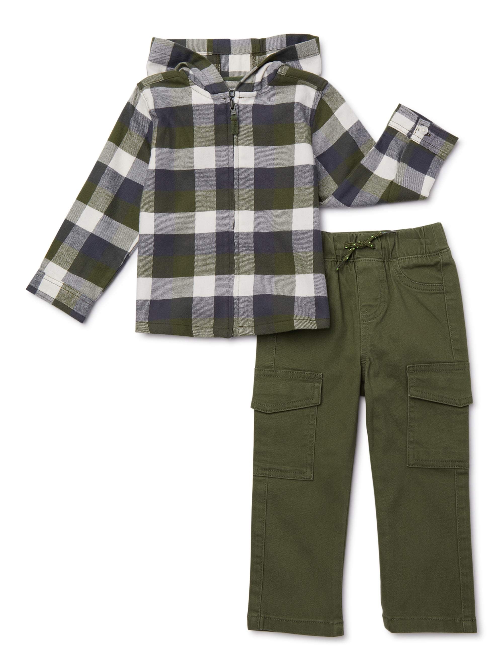baby flannel outfit