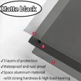 thumbnail image 4 of 5X Estante Flotante de Pared Negro para Cocina, Baño, Estante de Almacenamiento, Espejo, Estantes de Esquina de Ducha de Metal, Armario Organizador, Hogar B, 4 of 4