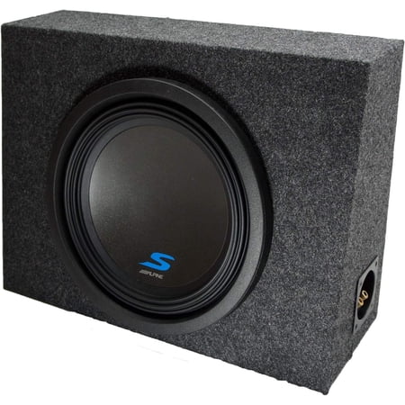 Universal Standard Cab Truck Alpine W12D4 Single 12" Loaded Sub Box Enclosure