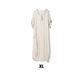 thumbnail image 3 of Wweixi Robe Ample avec Poches Manches Courtes Printemps Été Robe Col Rond Jupe Irrégulière Longueur Genou Mode Club Beige TG, 3 of 6