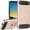 Rose Gold/Black, variant on HR Wireless Dual Layer [Shock Absorbing] Hybrid Stand Hard Plastic/Soft TPU Rubber Case Cover Holster For LG Aristo 2/Fortune/Tribute Dynasty, Black/Red