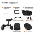 thumbnail image 3 of Stokke Xplory X, Modern Grey - Luxury Stroller - Adjustable for Both Baby & Parents’ Comfort - Padding, Harness & Reflective Zipper for Added Safety - Folds in One Step, 3 of 5