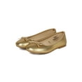 thumbnail image 5 of Jelly Bean Tree New Metallic PU Bow Decor Ballerina Flat (Toddler/ Girl) Sz 9-4, 5 of 5