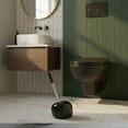 thumbnail image 5 of PISE Freestanding Black Toilet Brush and Holder Set, 5 of 7