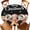 Black, variant on Round Fitted Tablecloths with Elastic Edge Christmas Ginger Bread Man Snowflakes Waterproof Table Cover for Kitchen Dining Party Decor,55" - 60"