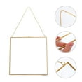 thumbnail image 3 of 1Pc Hanging Glass Photo Frame Transparent Specimen Clip Decorative Picture Frame, 3 of 7