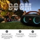 thumbnail image 5 of DOSS Extreme Boom+ Altavoz Bluetooth para exteriores con sonido estéreo de 100 W, graves adicionales, tiempo de reproducción de 20 horas, luces LED de sincronización de fiesta, banco de energía incorp, 5 of 5