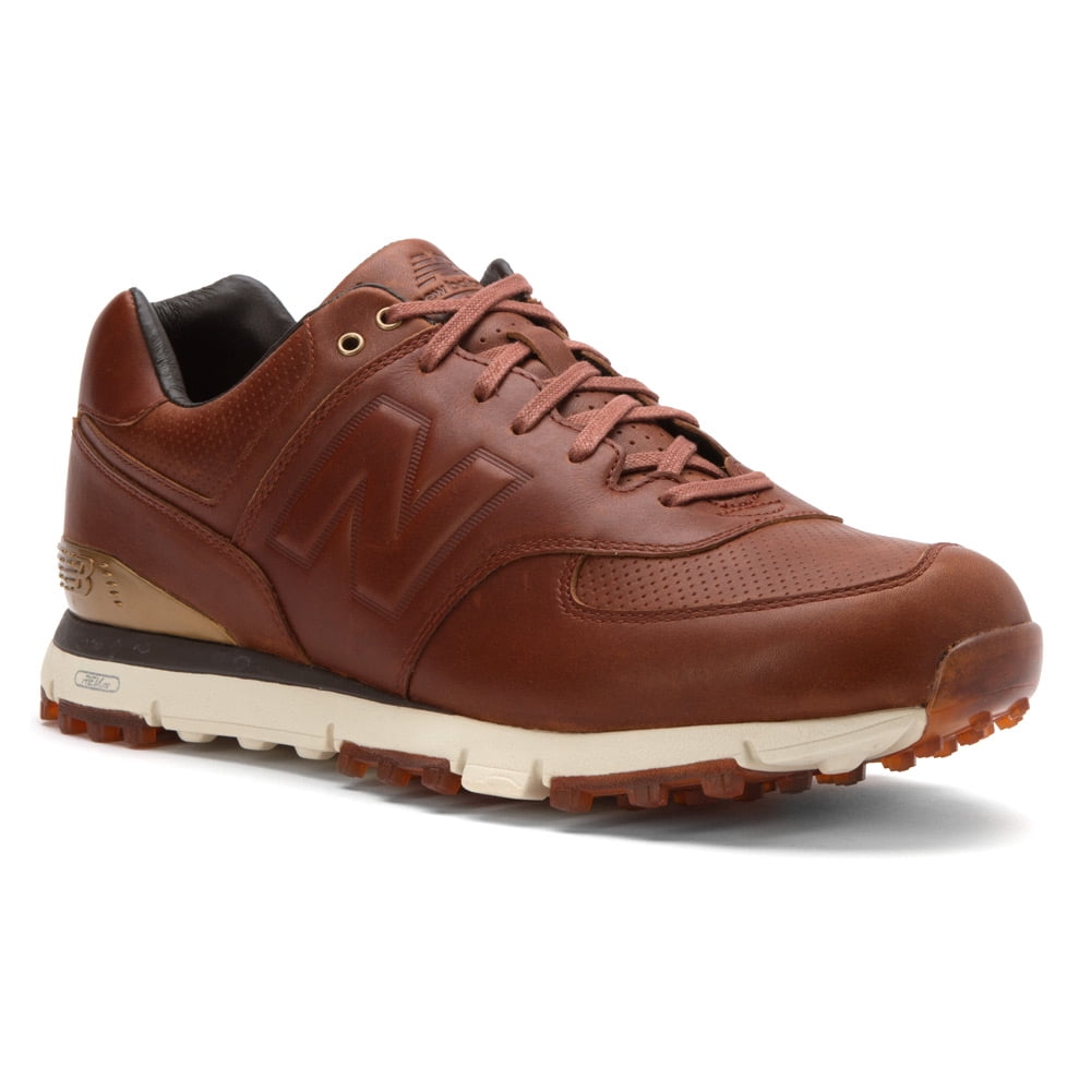 New Balance 574 LX Golf Shoes (Brown 