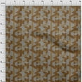 thumbnail image 4 of oneOone Velvet Brown Fabric Moire Fabric For Sewing Printed Craft Fabric By The Yard 58 Inch Wide, 4 of 4