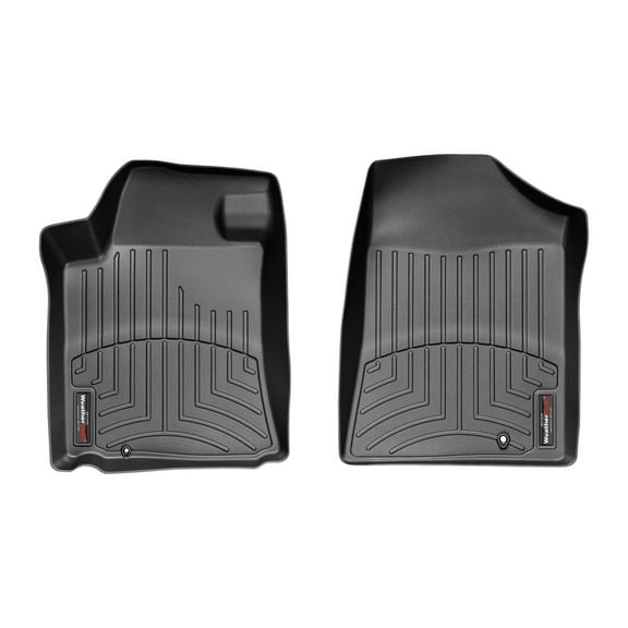 WeatherTech Custom Fit FloorLiners compatible with 2009-2014 Nissan Maxima - 1st Row (Driver & Passenger), Black