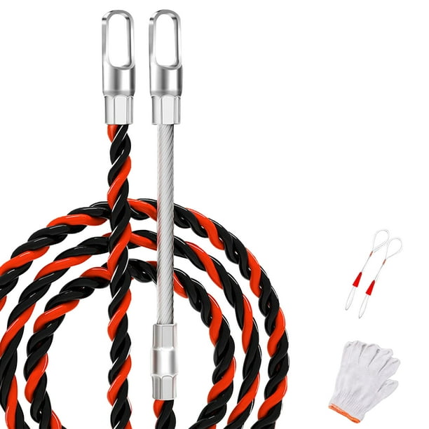 10m 33ft Network Threading Lead Fish Tape Electrical Wire Guider Cable