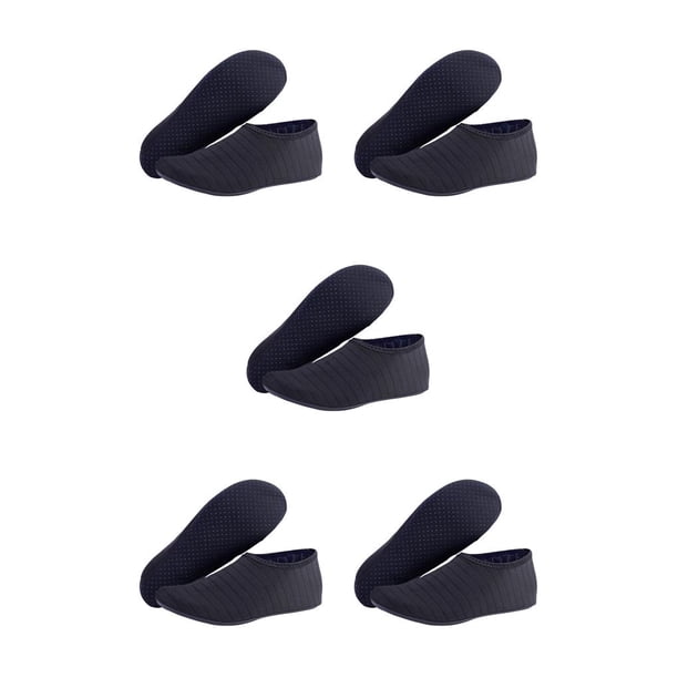 Zapatos de playa antideslizantes de secado rápido calcetines descalzos bajo el agua Soidarity Negro XXS