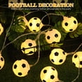 thumbnail image 2 of Guirnalda de luces decorativas con forma de balón de fútbol, ideal para fiestas, bares y KTV (3 m, 20 LED, estilo USB)., 2 of 7